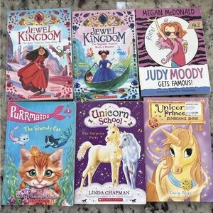 Chapter Books: Jewel Kingdom, Judy Moody, Purrmaids, Unicorn School, Princess
